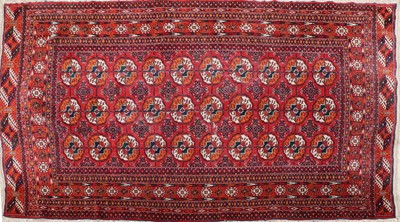 Lot 238 - A hand knotted Bokhara rug
