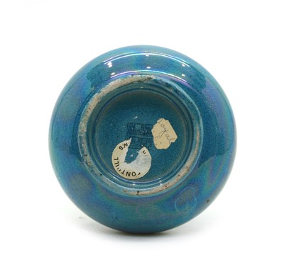 Lot 107 - A Chinese turquoise-glazed vase