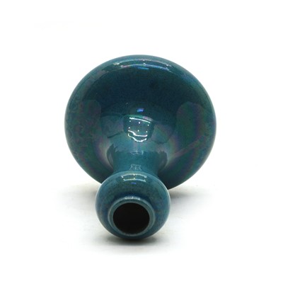 Lot 107 - A Chinese turquoise-glazed vase