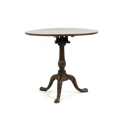 Lot 270 - A George III mahogany tripod table