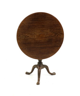 Lot 270 - A George III mahogany tripod table