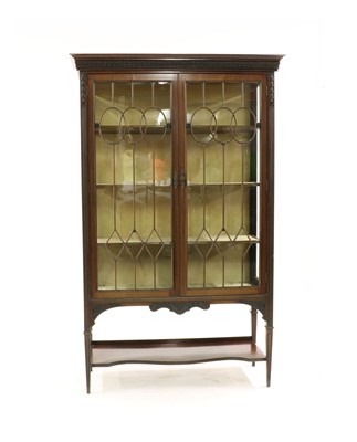 Lot 277 - A early 20th century Chippendale Revival mahogany display cabinet