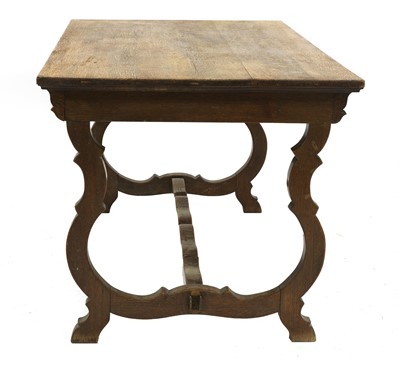 Lot 40 - An Arts and Crafts oak refectory table