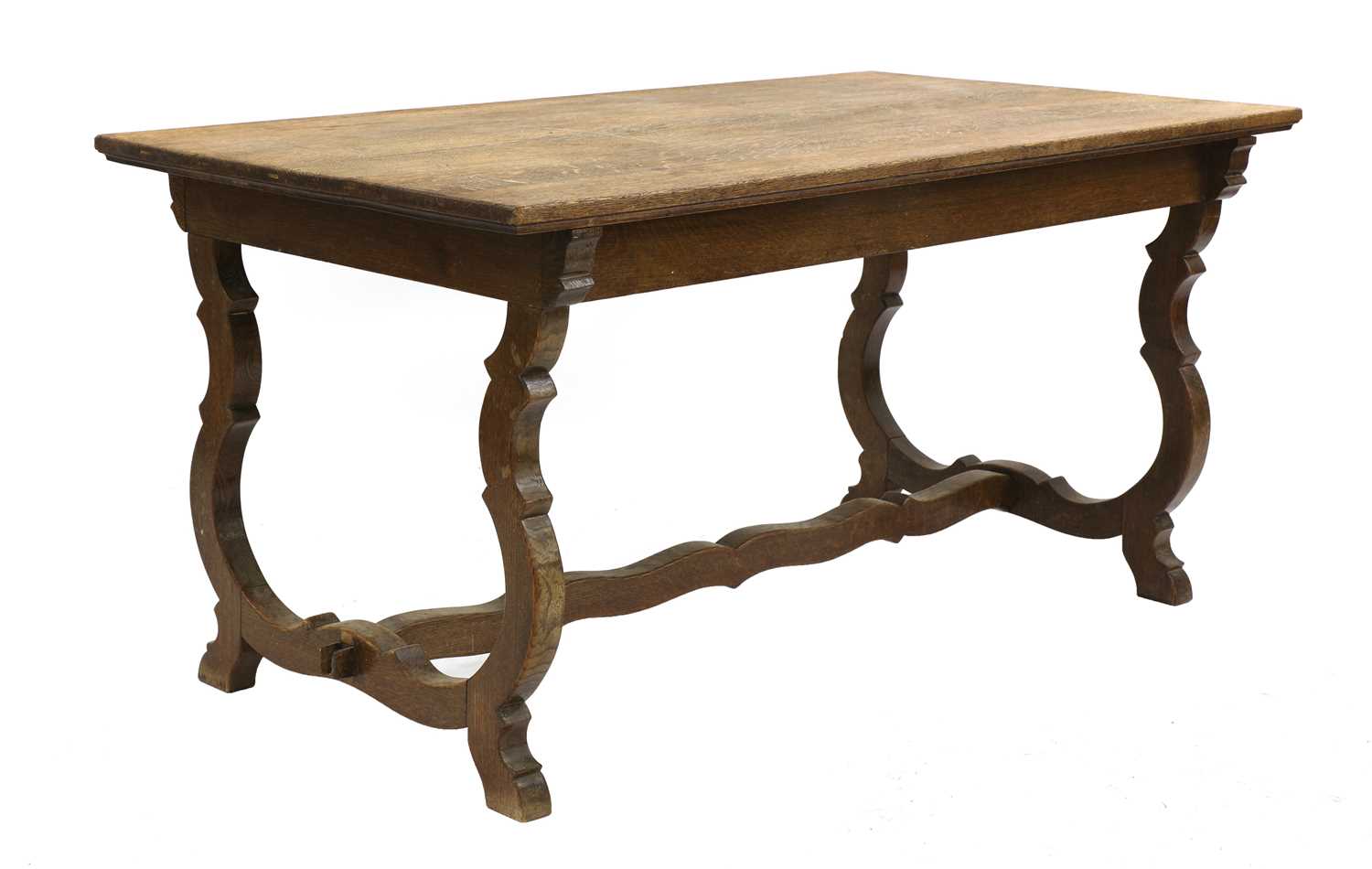 Lot 40 - An Arts and Crafts oak refectory table