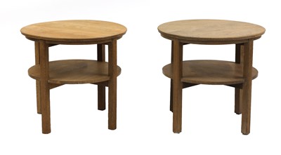 Lot 169 - A pair of oak side tables