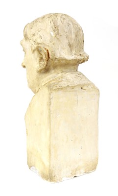 Lot 175 - A plaster bust of a man