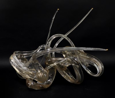 Lot 261 - A 'pulled' lucite sculpture