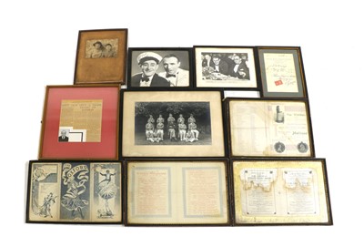 Lot 242 - EARLY THEATRE PROGRAMMES, ETC