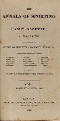 Lot 78 - The Annals of Sporting and fancy Gazette