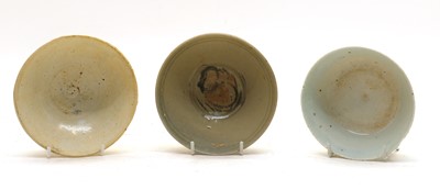 Lot 66 - Three Chinese glazed porcelain bowls