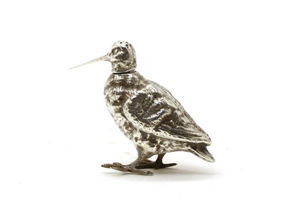 Lot 4 - A small silver novelty pepperette