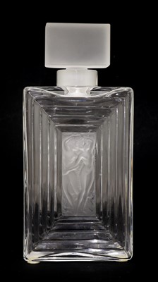 Lot 148 - A Lalique glass 'Duncan' scent bottle