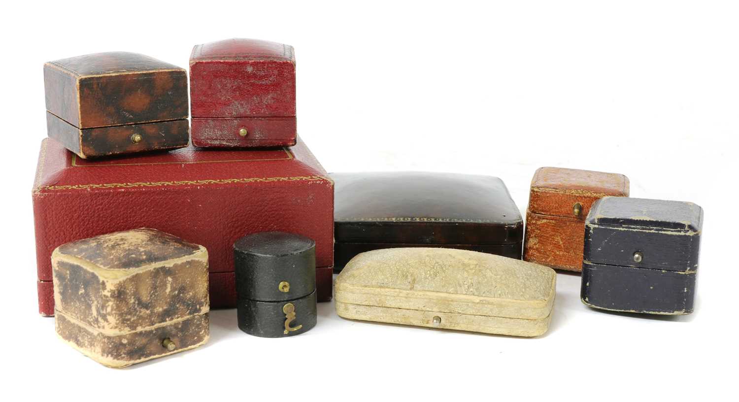 Lot 269 - Nine jewellery boxes