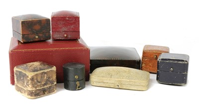 Lot 269 - Nine jewellery boxes