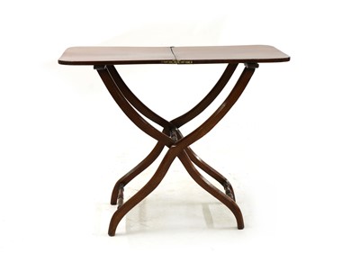 Lot 235 - A 19th century mahogany coaching table