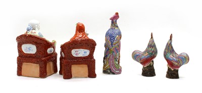 Lot 175 - A collection of Chinese famille rose ceramics