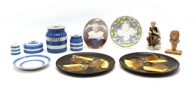 Lot 183 - A collection of Cornishware pottery