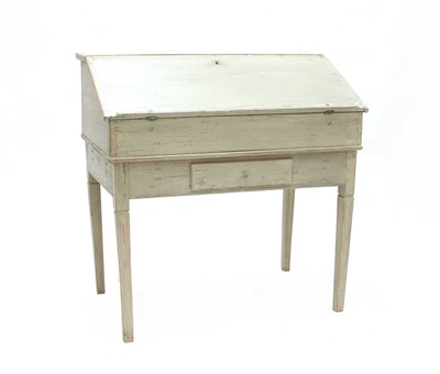 Lot 311 - A Gustavian painted writing desk