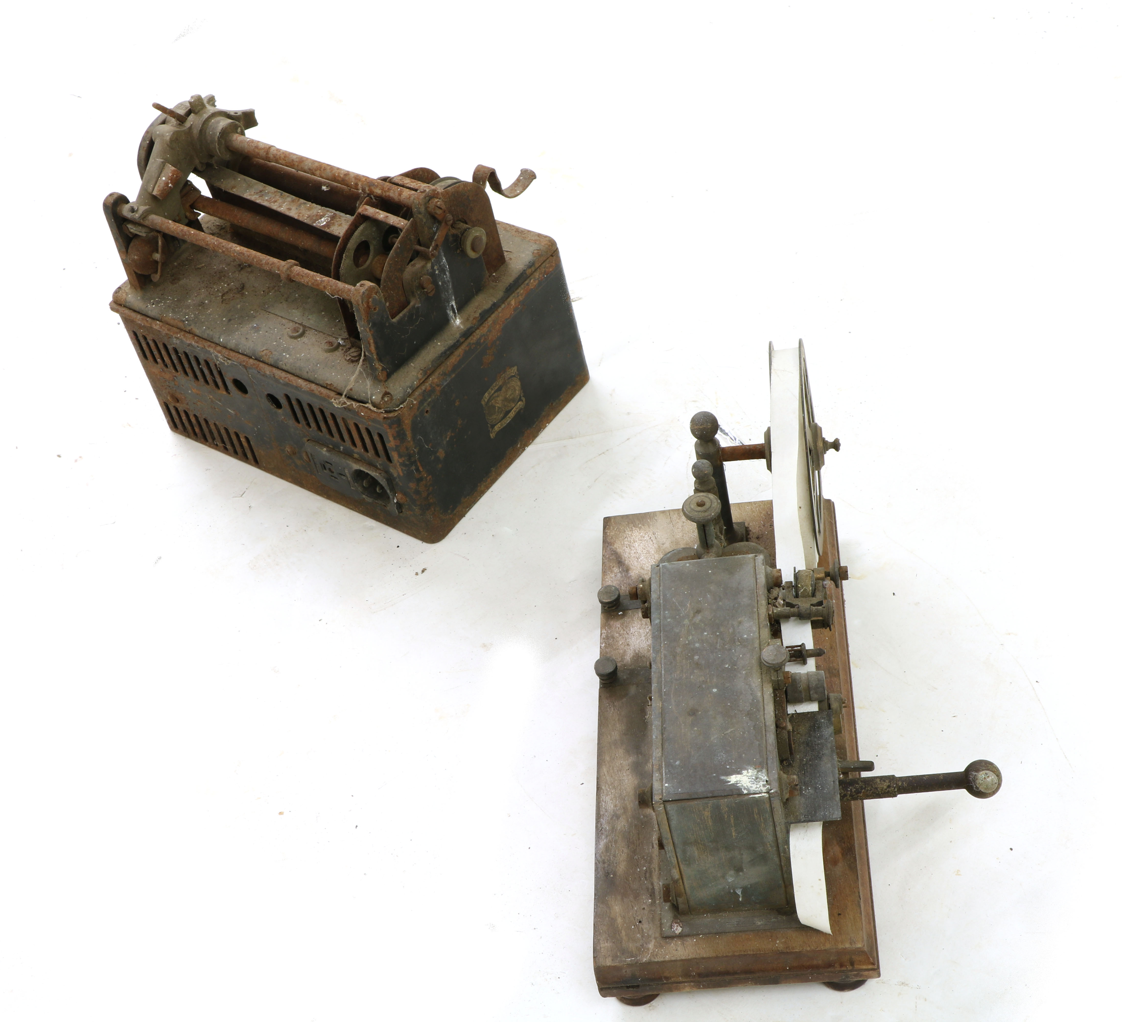Lot 217 - A late 19th Century Morse code telegraphic