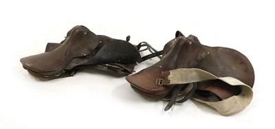 Lot 209 - Two leather saddles