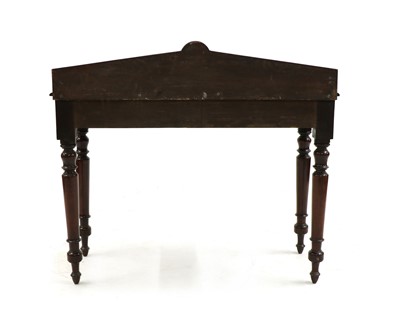 Lot 240 - A Victorian mahogany serving table of architectural design