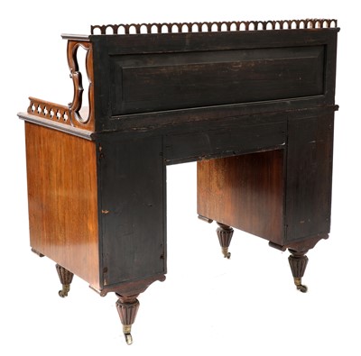 Lot 133 - A colonial rosewood desk