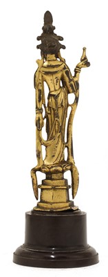 Lot 128 - A Chinese gilt-bronze bodhisattva