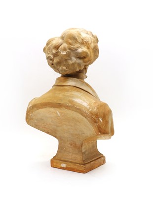 Lot 172 - A patinated plaster bust of Hector Berlioz