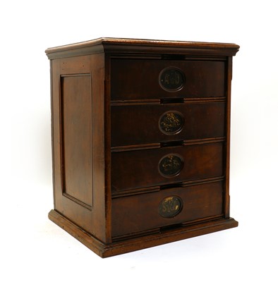 Lot 193 - A mahogany Amberg’s Imperial Letter File cabinet