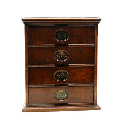 Lot 193 - A mahogany Amberg’s Imperial Letter File cabinet