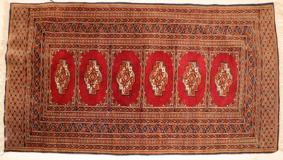 Lot 261 - Two red ground Persian rugs