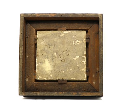 Lot 134 - A Medieval style tile