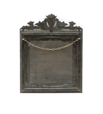 Lot 236 - A Venetian glass mirror