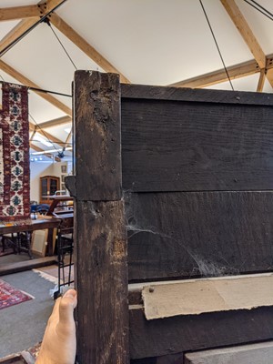 Lot 420 - A Charles I oak tester bed