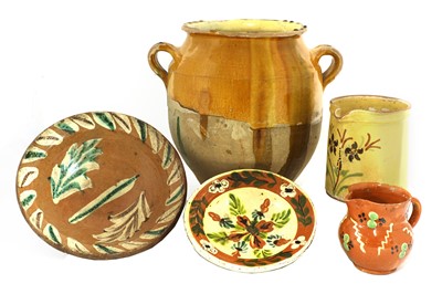 Lot 631 - A collection of French Savoie pottery