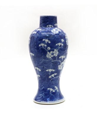 Lot 78 - A 19th century Chinese prunus pattern bottle vase