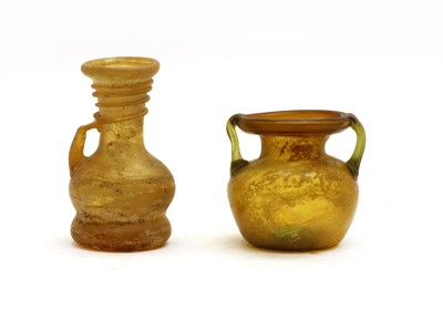 Lot 56 - Two Roman glass vessels