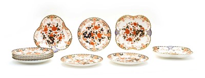 Lot 124 - A collection of 19th Century Derby porcelain plates