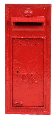Lot 351 - A George VI wall-mounted postbox