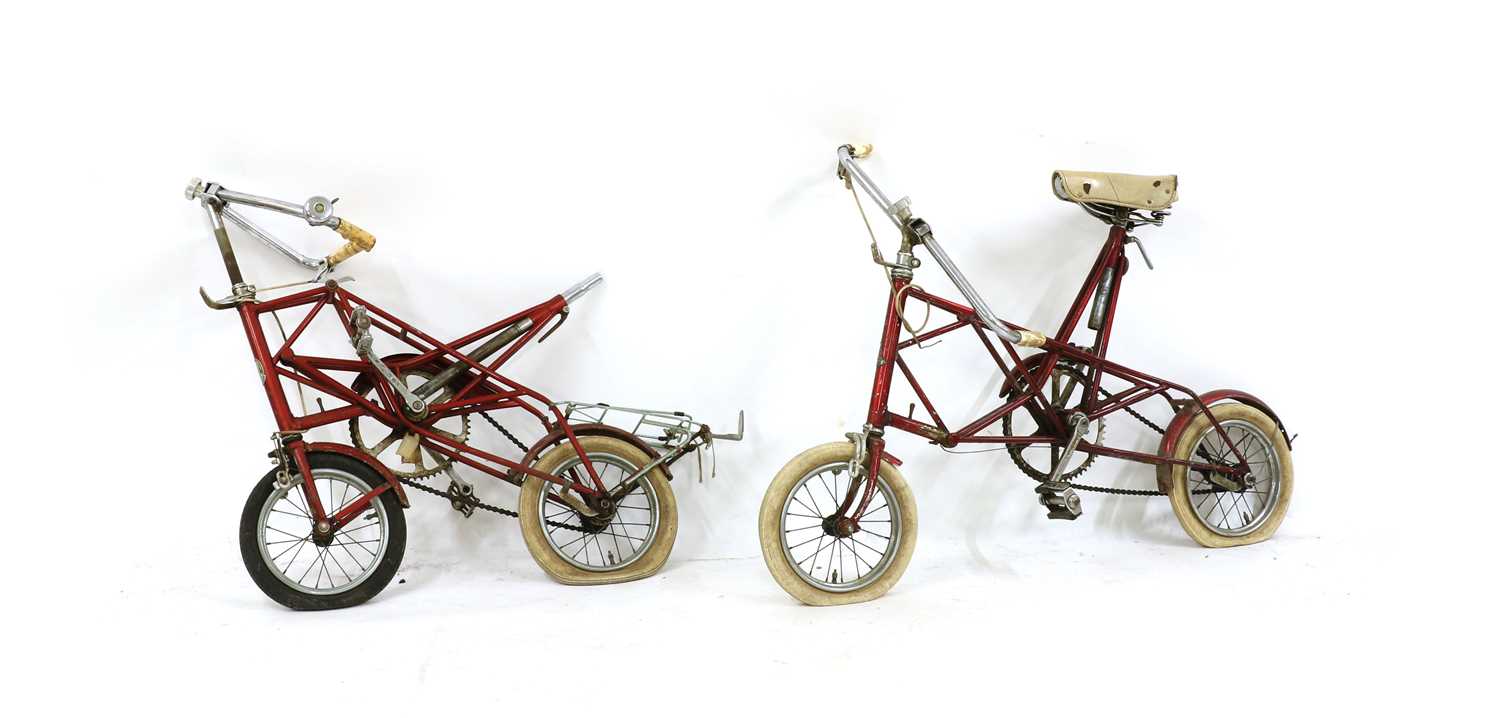 Lot 178 - Two prototype folding bicycles