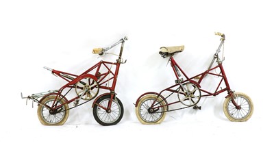 Lot 178 - Two prototype folding bicycles