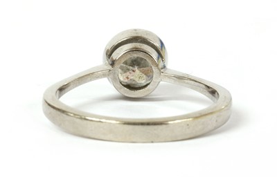 Lot 39 - An 18ct white gold single stone diamond ring