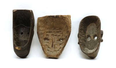 Lot 91 - Three carved tribal masks
