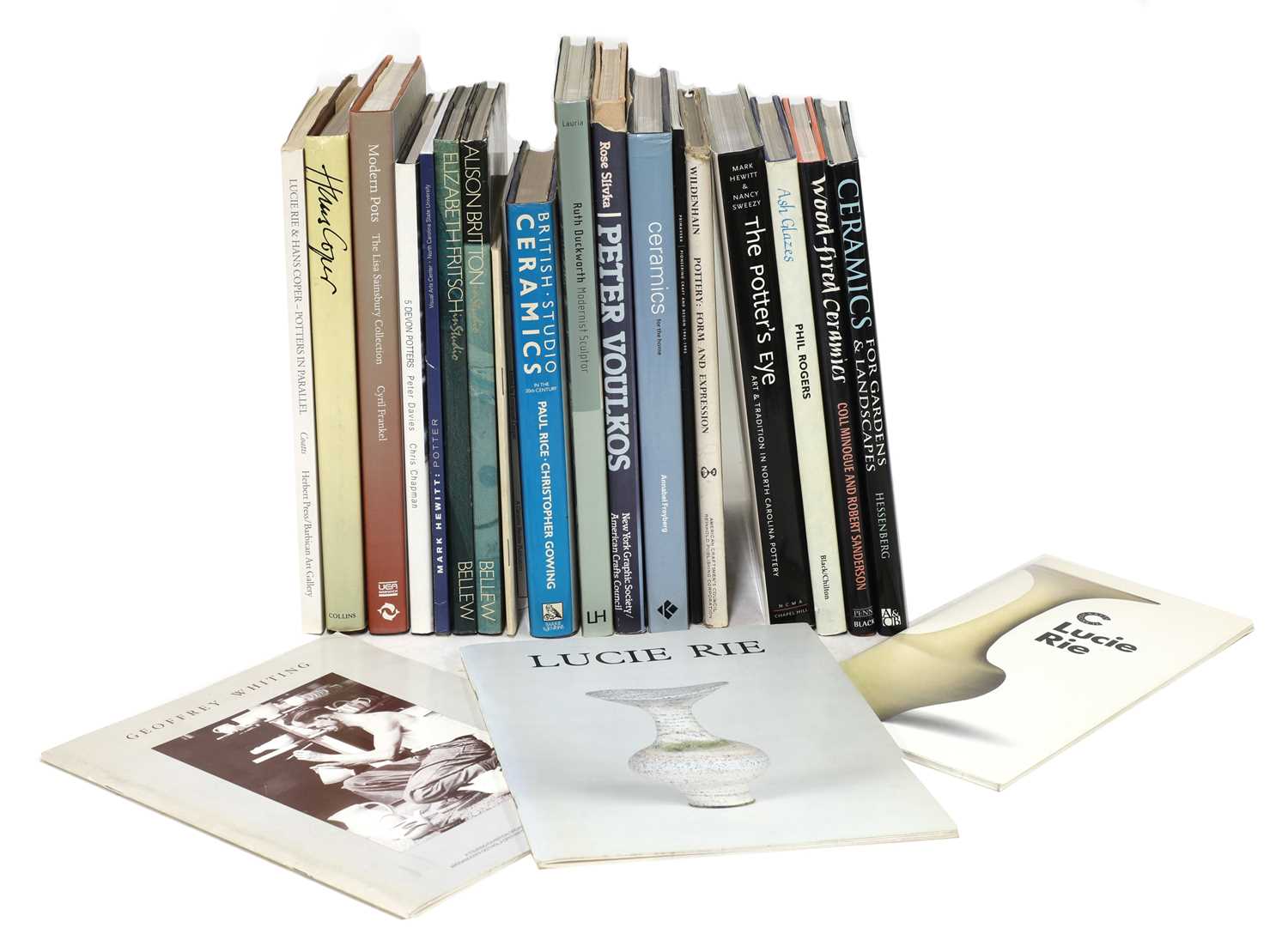 Lot 320 - A collection of modern studio ceramics books