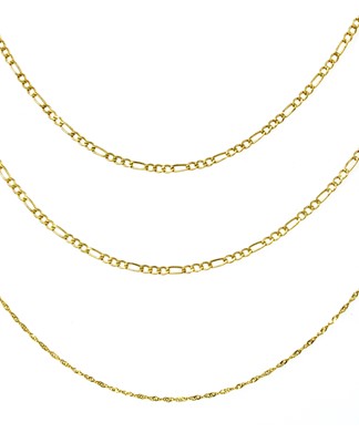 Lot 264 - A 14ct gold twisted curb link chain