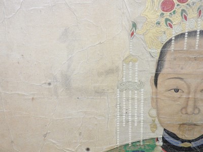 Lot 87 - A Chinese ancestor portrait