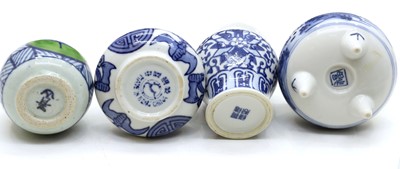 Lot 119 - A collection of Chinese blue and white ceramics