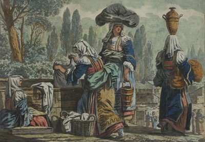 Lot 278 - Abraham-Louis-Rodolphe Ducros (Swiss, 1748-1810), after François Sablet (French, 1745-1819)
