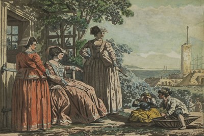 Lot 278 - Abraham-Louis-Rodolphe Ducros (Swiss, 1748-1810), after François Sablet (French, 1745-1819)