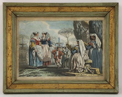 Lot 278 - Abraham-Louis-Rodolphe Ducros (Swiss, 1748-1810), after François Sablet (French, 1745-1819)